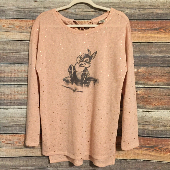 LC Lauren Conrad Tops - Lauren Conrad Disney Bambi Thumper Kehole Top